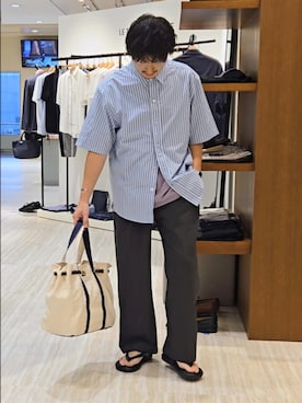 「ABAHOUSE（アバハウス）のアイテム」を使った、だいちさん（メンズ・175cm）の夏コーディネート