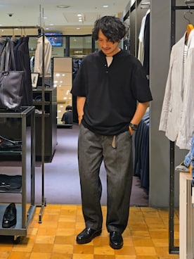 「アイテム（デニムパンツ）」を使った、だいちさん（メンズ・175cm）の夏コーディネート