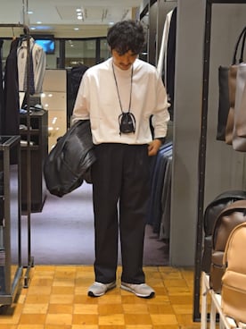 「アイテム（財布）」を使った、だいちさん（メンズ・175cm）の秋コーディネート