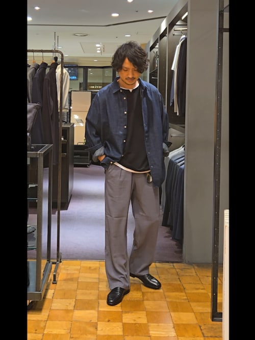 7.5オンス オーバーサイズ デニムシャツ / ライトオンスデニム
