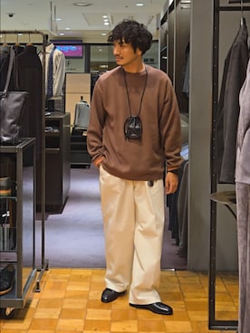 「アイテム（財布/小物）」を使った、だいちさん（メンズ・175cm・30代）の秋コーディネート
