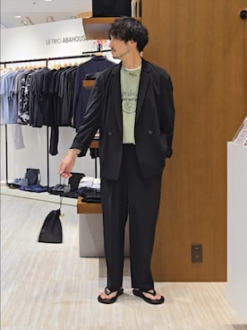 「ABAHOUSE（アバハウス）のアイテム」を使った、だいちさん（メンズ・175cm）の夏コーディネート