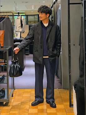 「ABAHOUSE（アバハウス）のアイテム」を使った、だいちさん（メンズ・175cm）の冬コーディネート