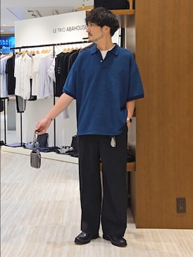 「ABAHOUSE（アバハウス）のアイテム」を使った、だいちさん（メンズ・175cm）の夏コーディネート