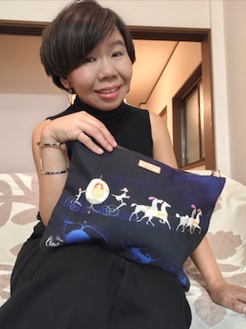 「アイテム（クラッチバッグ）」を使った、mi19841101さん（レディース・156cm）の秋コーディネート