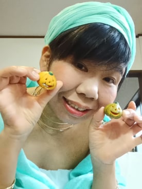 「アイテム（ストール/ショール）」を使った、mi19841101さん（レディース・156cm）の秋コーディネート