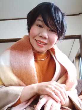 「アイテム（マフラー）」を使った、mi19841101さん（レディース・156cm）の秋コーディネート