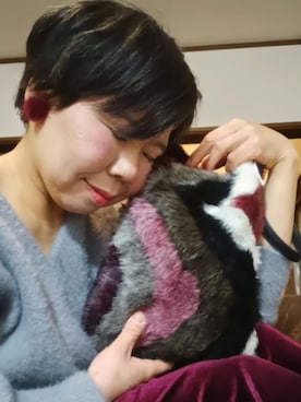 「アイテム（クラッチバッグ）」を使った、mi19841101さん（レディース・156cm）の秋コーディネート
