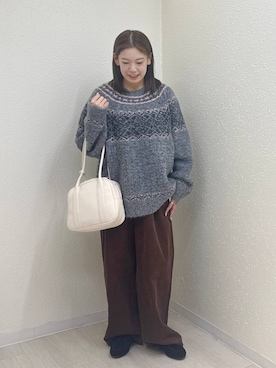 のん  さん（レディース・154cm）の冬コーディネート