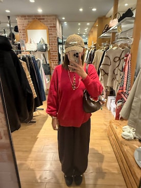 「LOWRYS FARM（ローリーズファーム）のソフトウラケプルオーバー  579079（スウェット）」を使った、のん  さん（レディース・154cm）の秋コーディネート