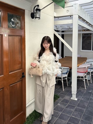 NOTREemor（ノートルエモア）の「tulle veil tops（シャツ/ブラウス