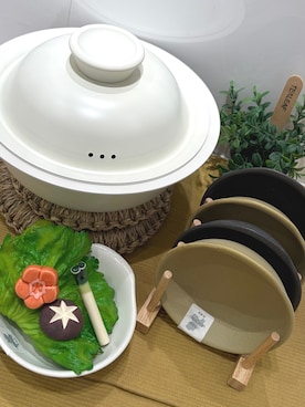 「アイテム（食器）」を使った、mnm800さん（レディース・162cm）の秋コーディネート