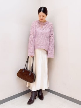 「Gready Brilliant（グレディブリリアン）のアイテム」を使った、ikuta＊さん（レディース・155cm）の秋コーディネート