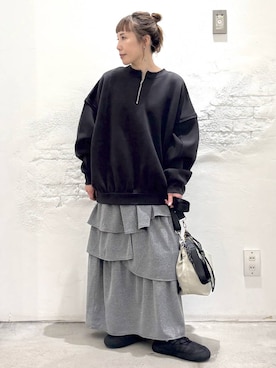 「アイテム（ショルダーバッグ）」を使った、piiiiikopiiiiikoさん（レディース・150cm・40代）の秋コーディネート