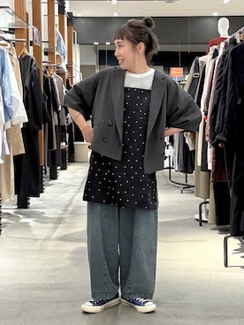 ピーコ✌︎さん(レディース・150cm)の春コーディネート