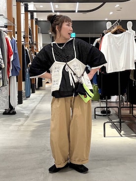 「LEPSIM（レプシィム）のアイテム」を使った、ピーコ✌︎さん（レディース・150cm）の春コーディネート