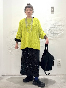 「アイテム（マタニティウェア/グッズ）」を使った、piiiiikopiiiiikoさん（レディース・150cm）の冬コーディネート