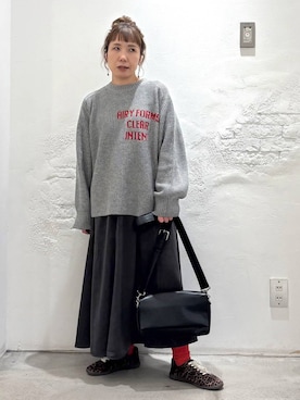 「アイテム（レッグウェア）」を使った、piiiiikopiiiiikoさん（レディース・150cm・40代）の秋コーディネート