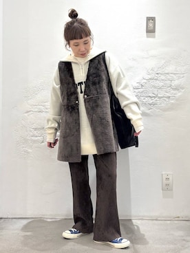 「アイテム（ママ＆ベビー）」を使った、piiiiikopiiiiikoさん（レディース・150cm）の秋コーディネート