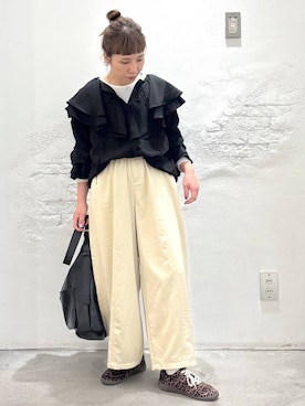 「アイテム（スニーカー、その他）」を使った、piiiiikopiiiiikoさん（レディース・150cm）の秋コーディネート