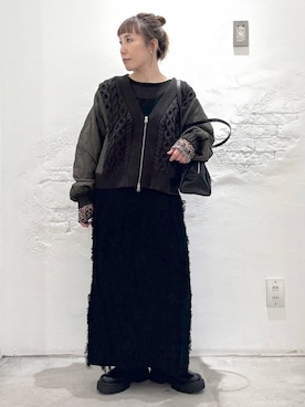 「アイテム（ボストンバッグ）」を使った、piiiiikopiiiiikoさん（レディース・150cm・40代）の秋コーディネート