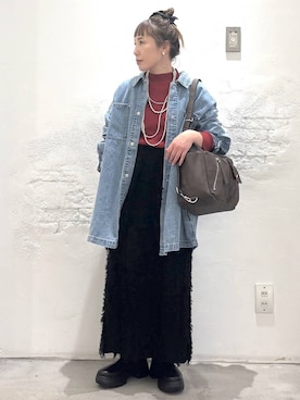 「アイテム（ニット/セーター）」を使った、piiiiikopiiiiikoさん（レディース・150cm・40代）の秋コーディネート
