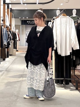 「LEPSIM（レプシィム）のアイテム」を使った、ピーコ✌︎さん（レディース・150cm）の春コーディネート