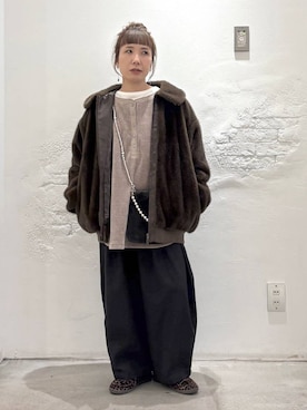 「アイテム（ジャケット/アウター）」を使った、piiiiikopiiiiikoさん（レディース・150cm・40代）の秋コーディネート