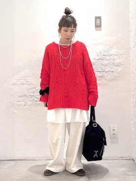 ピーコ✌︎さん(レディース・150cm)の冬コーディネート