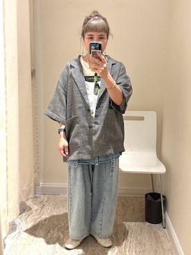 ピーコ✌︎さん(レディース・150cm)の夏コーディネート
