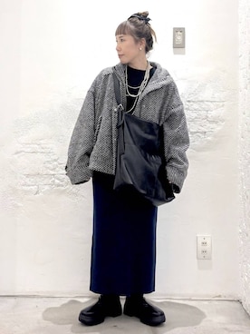 「アイテム（ブルゾン）」を使った、piiiiikopiiiiikoさん（レディース・150cm・40代）の秋コーディネート