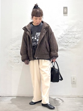 「アイテム（ヘアゴム）」を使った、piiiiikopiiiiikoさん（レディース・150cm）の秋コーディネート