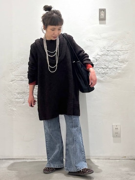 「アイテム（マタニティウェア/グッズ）」を使った、piiiiikopiiiiikoさん（レディース・150cm）の冬コーディネート