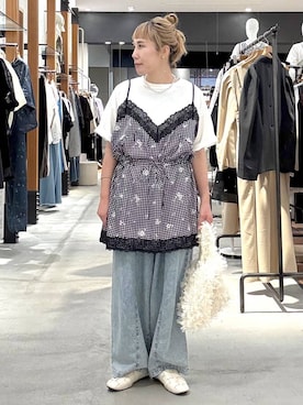 ピーコ✌︎さん(レディース・150cm)の夏コーディネート