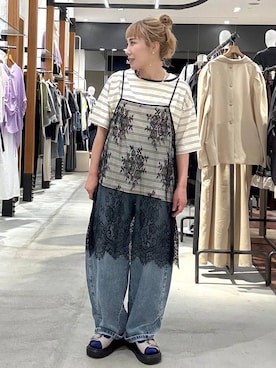 ピーコ✌︎さん(レディース・150cm)の春コーディネート