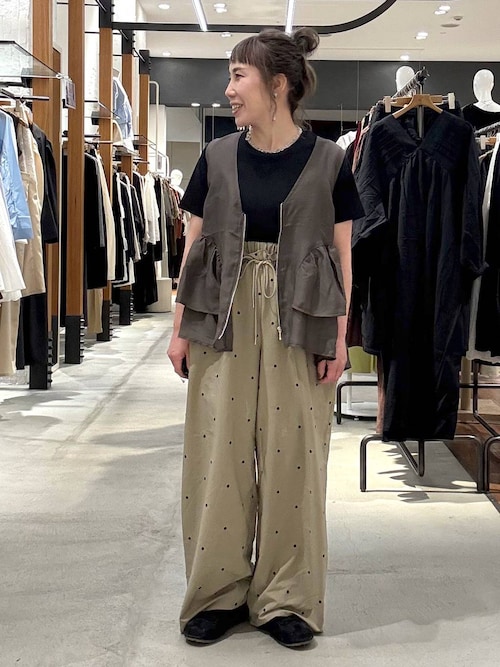 ドット刺繍パンツ 646561（その他パンツ）｜LEPSIM（レプシィム）の
