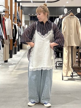 ピーコ✌︎さん(レディース・150cm)の春コーディネート