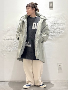 「アイテム（その他アウター、グリーン系）」を使った、piiiiikopiiiiikoさん（レディース・150cm）の秋コーディネート