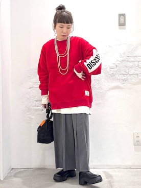 「アイテム（その他トップス）」を使った、piiiiikopiiiiikoさん（レディース・150cm・40代）の秋コーディネート