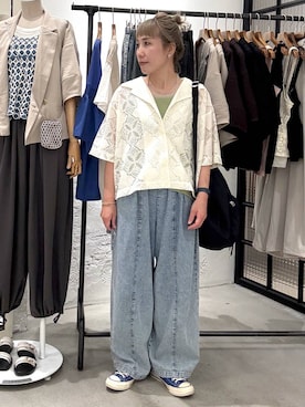 ピーコ✌︎さん(レディース・150cm)の夏コーディネート