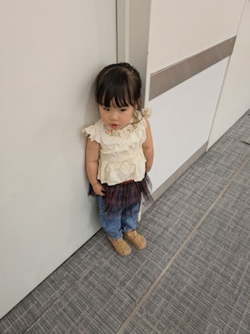 「アイテム（Tシャツ/カットソー）」を使った、ちょこさん（キッズ・90cm）の夏コーディネート