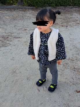 「アイテム（その他アウター）」を使った、ちょこさん（キッズ・90cm）の秋コーディネート