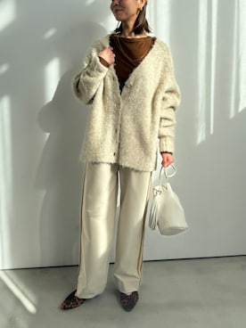 「CROSS FUNCTION（クロスファンクション）のアイテム」を使った、ECスタッフさん（レディース・165cm）の冬コーディネート