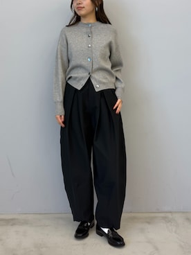 「CROSS FUNCTION（クロスファンクション）のアイテム」を使った、ECスタッフさん（レディース・169cm）の冬コーディネート