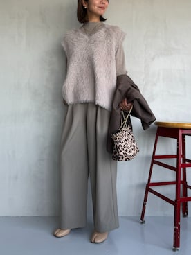 ECスタッフさん（レディース・165cm）の秋コーディネート