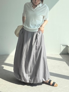 ECスタッフさん（レディース・154cm）の夏コーディネート