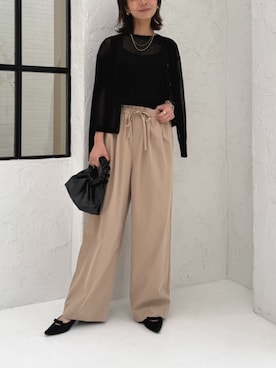 ECスタッフさん（レディース・165cm）の春コーディネート