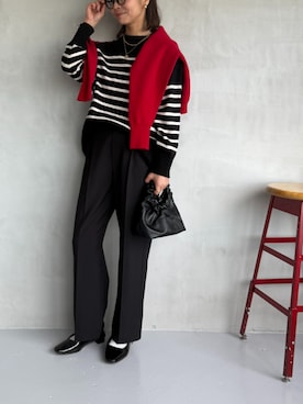 ECスタッフさん（レディース・165cm）の秋コーディネート