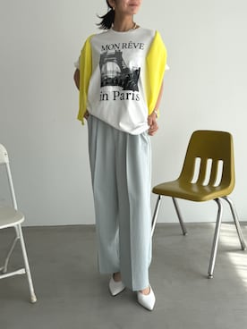 ECスタッフさん（レディース・165cm）の春コーディネート