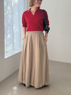 ECスタッフさん（レディース・154cm）の夏コーディネート